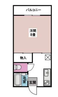 サンパレス西新町【2階】の間取り