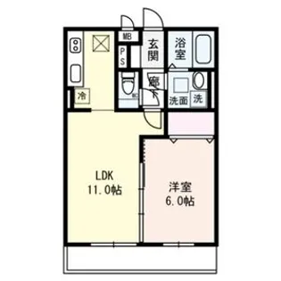 グレースコーポIII III【3階】の間取り