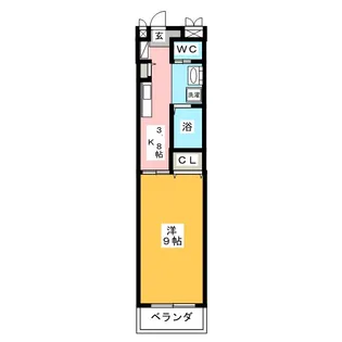 アネックス高蔵【4階】の間取り