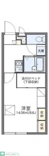 レオパレスシャローム【2階】の間取り