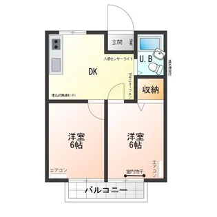 彩輝8【2階】の間取り