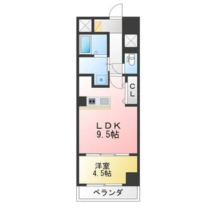 マリオン千種【10階】の間取り