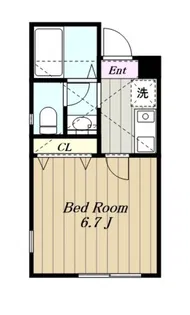 シティハイツ共和【2階】の間取り