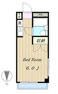 ナガヤ化学ビル【6階】の間取り