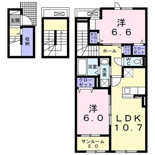 セイワレジデンス【3階】の間取り