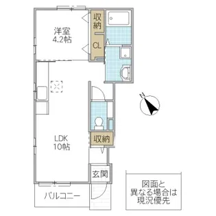 スッド アルトゥーラ【1階】の間取り