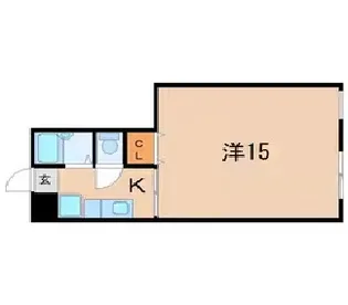 リバーサイドアネックス【3階】の間取り
