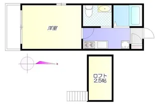 フォルジュロン・パンセ【2階】の間取り