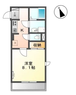 ヴィア和来II【1階】の間取り