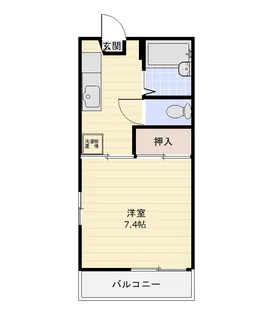 ビーフリーA棟【2階】の間取り