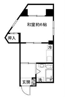 東邦ビル多摩川【3階】の間取り