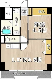 パークモダン新大阪【7階】の間取り