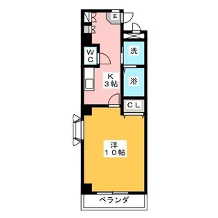 本州ビルIII【5階】の間取り