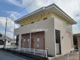 滋賀県愛知郡愛荘町愛知川【アパート】の外観