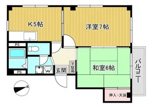 マノワールアキヤマ【3階】の間取り