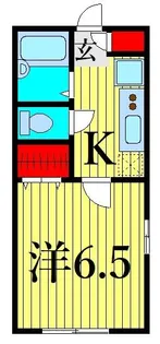パインヒル東小松川【1階】の間取り
