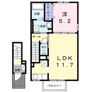 シュエット I【2階】の間取り