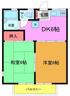 ライトコート市川【1階】の間取り