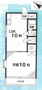 豊田マンション【2階】の間取り
