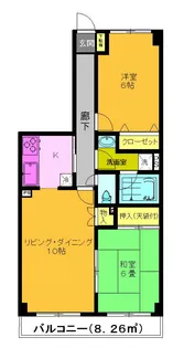 メイツ和光【5階】の間取り