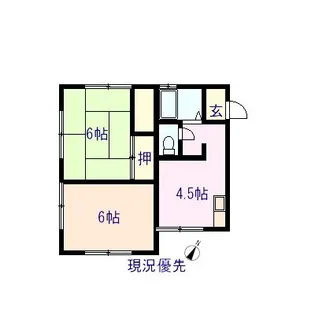 コーポアイプラザ【2階】の間取り
