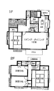 千葉県野田市岩名1【一戸建】の間取り