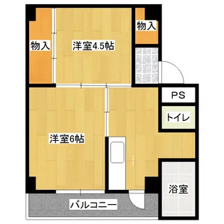 ゼウス富岡2【2階】の間取り