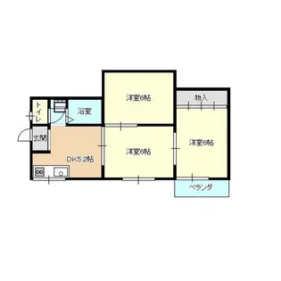 クレールSK【2階】の間取り