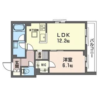 エクラージュ本駒込【1階】の間取り