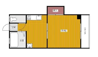 第2福元コーポ【3階】の間取り