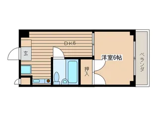 鴫野旭ハウス【4階】の間取り