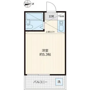 サンハイツ【2階】の間取り
