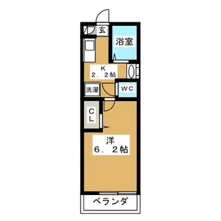 セレ赤堤【2階】の間取り