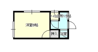 コーポみゆき【1階】の間取り