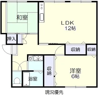 コーポあだち【3階】の間取り
