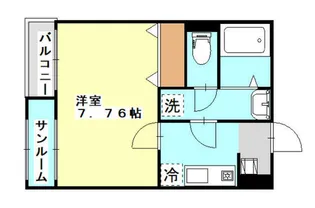 プリズム婦中【1階】の間取り