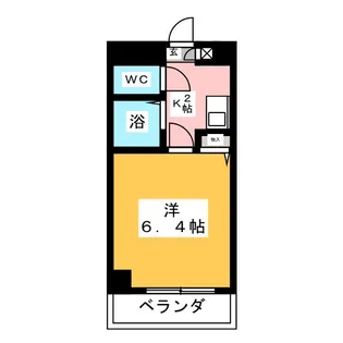 アイワ浄心ビル【8階】の間取り