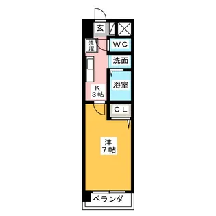 御舘鯛取【4階】の間取り