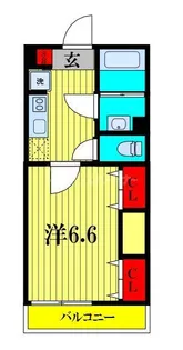 マリンパレス津田沼【1階】の間取り