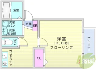 コージーコート【2階】の間取り