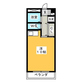 ウイングコート北山【2階】の間取り