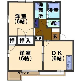 ハイムベーレ【2階】の間取り
