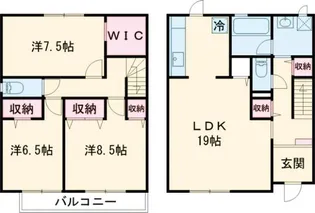 東京都世田谷区大蔵5【一戸建】の間取り
