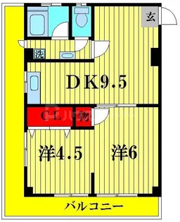 ロイヤルマンション【3階】の間取り