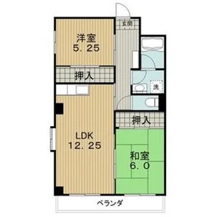 アミューズB.R【3階】の間取り