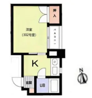 ヴィラ富士見台【3階】の間取り