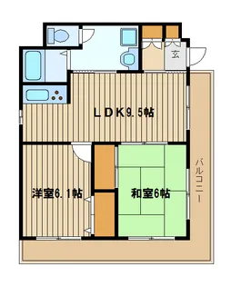 東京都板橋区東山町【マンション】の間取り