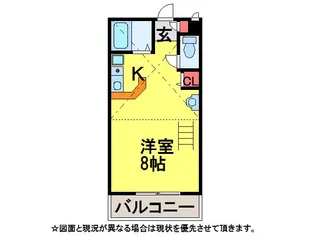 ベルメゾン弐番館【2階】の間取り