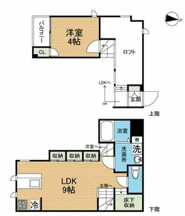 CB熊本サニーヒル【1階】の間取り