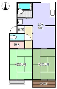 グランドタウン【1階】の間取り